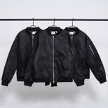 Womens Flight Coach Jacket White Letter Print Casual Style Autumn Winter Collection