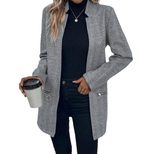 Wool Blend Long Coat for Women Stylish Winter Outerwear Available in Multiple Sizes Wholesale Supply