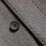 Mens Wool Jacket Thick Double Sided Fabric Stand Collar Insulated with Down Lining Autumn Winter Casual Wear