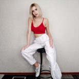 Womens High Waist Casual Jogger Pants Lightweight Breathable Fabric Spring Summer Style