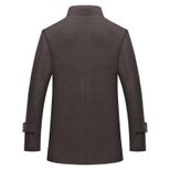 Mens Overcoat Slim Fit Thickened with Large Fur Collar Business Casual Available in Multiple Sizes Wholesale