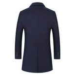 Mens Casual Overcoat Winter Warmth Suit Collar Design Cotton Blend Fabric Available in Multiple Sizes Wholesale