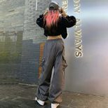 Casual Wide Leg Cargo Pants for Women Vintage Street Style Loose Fit Comfortable Fabric