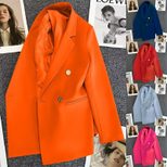 Candy Green Casual Blazer for Women Spring Autumn Lightweight Stylish Fit in Multiple Sizes