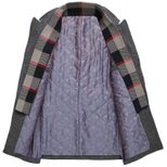 Mens Mid Length Wool Blend Overcoat Thickened Lapel Warm Fabric Stylish Design Perfect for Winter Wear Wholesale