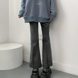 High Waist Flared Jeans for Women Slim Fit Stretch Denim Spring Fashion fast shipping