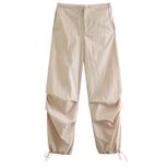 Womens High Waist Casual Jogger Pants Lightweight Breathable Fabric Spring Summer Style