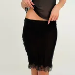 Bodycon Mini Skirt Low Waist Design Sexy Fit for Summer Available in Black Wholesale Sizes S M L bulk order
