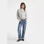 Womens Polo Neck Sweater Solid Color Casual Knit Pullover Available in White Gray Green Brown Wholesale