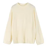 Womens Oversized Pullover Sweater Soft Thick Cashmere Blend Round Neck Long Sleeve Fall Winter Casual Wear Wholesale