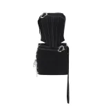 Womens Sexy Strapless Asymmetrical Top Slim Fit Trendy American Street Style Matching Bodycon Mini Skirt Set