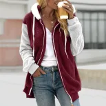 Plaid Loose Cardigan Fashionable Knit Sweater Cozy Fabric Stylish Design Perfect for Fall Winter Ready to Ship