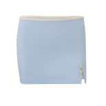 Summer Womens Casual Outfit Set Stylish Camisole Top and Low Waist Bodycon Skirt Available in Yellow and Blue Wholesale
