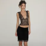 Bodycon Mini Skirt Low Waist Design Sexy Fit for Summer Available in Black Wholesale Sizes S M L bulk order