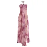 Tie Dye Backless Bodycon Dress for Women Summer Fashion Available in Pink Wholesale Sizes S to L factory direct