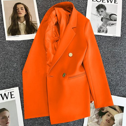Candy Green Casual Blazer for Women Spring Autumn Lightweight Stylish Fit in Multiple Sizes
