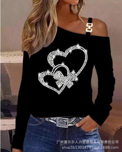 Off Shoulder Color Block Printed Top Spring Collection Casual Wear Wholesale Available private label
