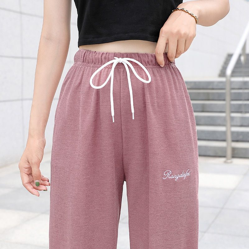 Womens Casual Pants Lightweight Breathable Loose Fit Joggers Spring Summer Outdoor Wear